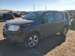 Salvage cars for sale from Copart Colorado Springs, CO: 2012 Honda Pilot Exln