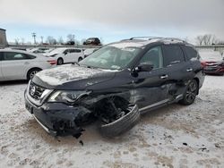 Nissan salvage cars for sale: 2020 Nissan Pathfinder Platinum