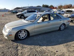 Mercedes-Benz s-Class salvage cars for sale: 2003 Mercedes-Benz S 500