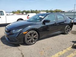 Honda salvage cars for sale: 2019 Honda Civic Sport