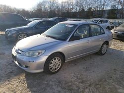 Salvage cars for sale from Copart North Billerica, MA: 2005 Honda Civic LX