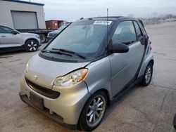 Smart salvage cars for sale: 2008 Smart Fortwo Passion