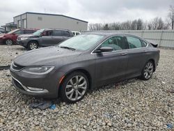 Chrysler 200 salvage cars for sale: 2015 Chrysler 200 C