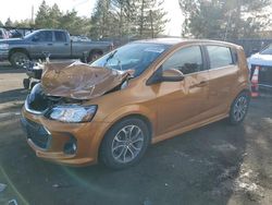 Chevrolet Sonic salvage cars for sale: 2017 Chevrolet Sonic LT