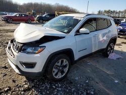 Jeep Compass salvage cars for sale: 2021 Jeep Compass Limited