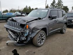 Jeep Renegade salvage cars for sale: 2017 Jeep Renegade Latitude