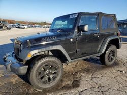 Jeep Wrangler Sport salvage cars for sale: 2015 Jeep Wrangler Sport