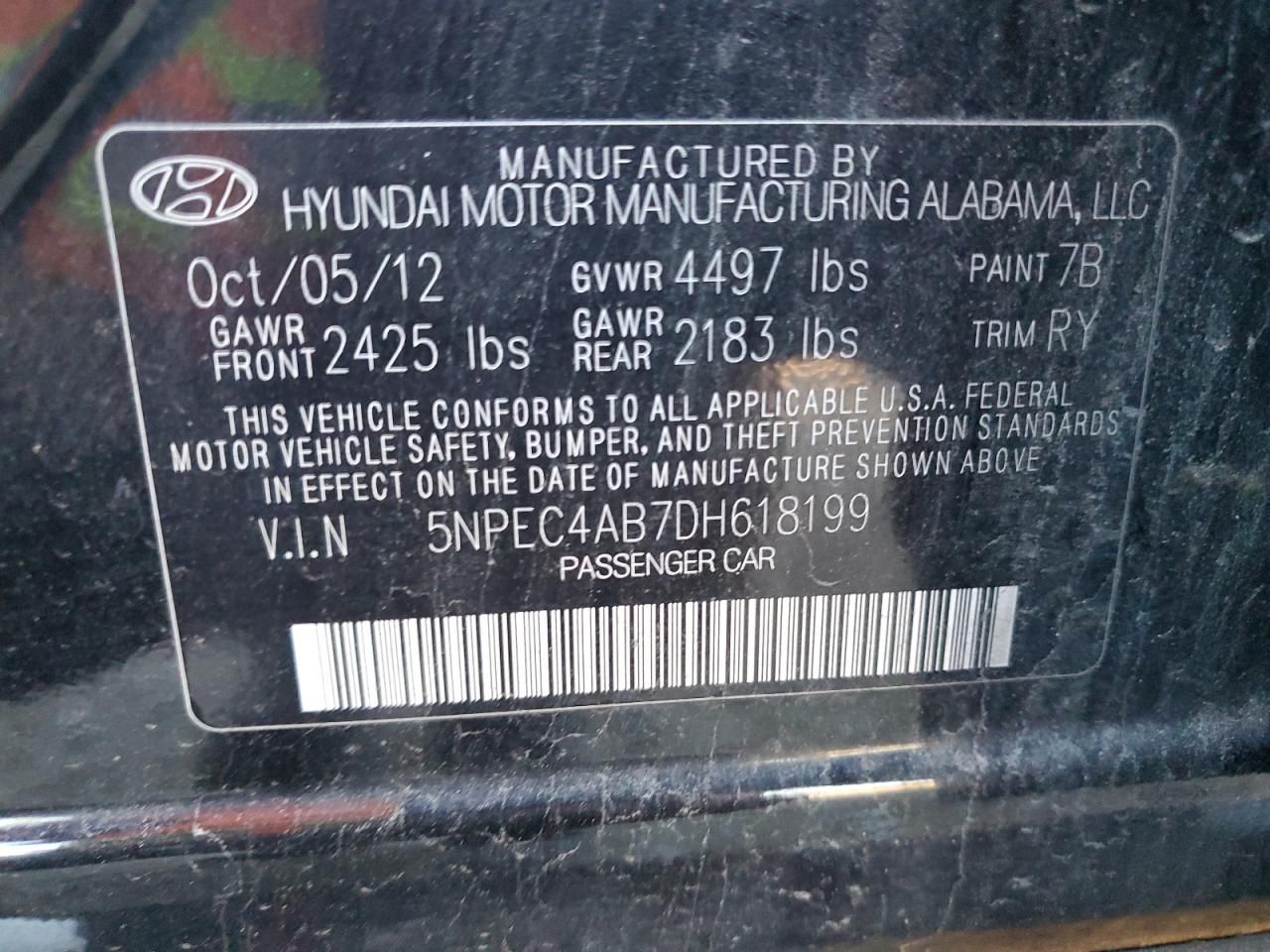 2013 Hyundai Sonata se