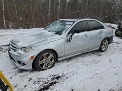 Mercedes-Benz c-Class salvage cars for sale: 2009 Mercedes-Benz C 300 4matic