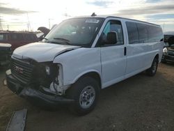 Salvage trucks for sale at Elgin, IL auction: 2016 GMC Savana G3500 LS