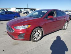 Vehiculos salvage en venta de Copart Grand Prairie, TX: 2019 Ford Fusion SE