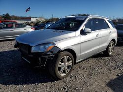 Mercedes-Benz salvage cars for sale: 2014 Mercedes-Benz ML 350 Bluetec