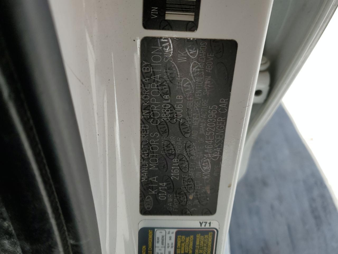 2014 KIA Forte lx
