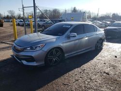 Honda salvage cars for sale: 2017 Honda Accord Touring