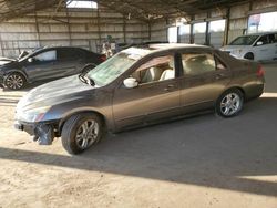 Honda Accord salvage cars for sale: 2006 Honda Accord EX