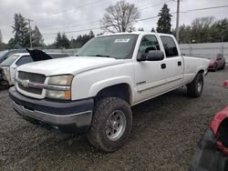 Chevrolet Silverado k2500 Heavy dut salvage cars for sale: 2004 Chevrolet Silverado K2500 Heavy Duty