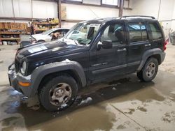 Salvage cars for sale from Copart Nisku, AB: 2003 Jeep Liberty Sport