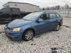 Volkswagen Golf salvage cars for sale: 2019 Volkswagen Golf Sportwagen S