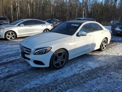 Mercedes-Benz salvage cars for sale: 2016 Mercedes-Benz C 300 4matic