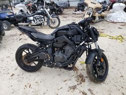 Vehiculos salvage en venta de Copart Ocala, FL: 2022 Yamaha MT07 C