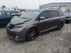 Toyota Sienna salvage cars for sale: 2016 Toyota Sienna SE