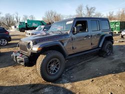 Jeep Wrangler salvage cars for sale: 2021 Jeep Wrangler Unlimited Rubicon