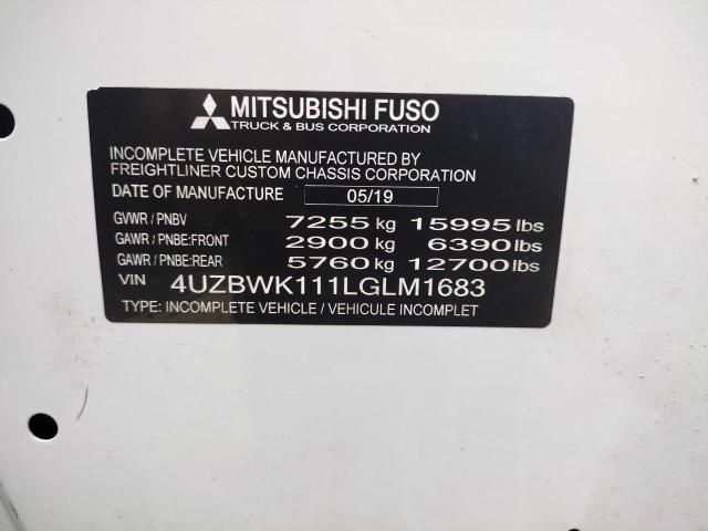 2020 Mitsubishi Fuso Truck OF America INC FE FEC7T