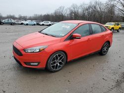 Salvage cars for sale from Copart Ellwood City, PA: 2017 Ford Focus SE