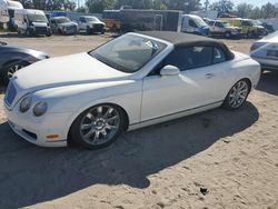 Bentley Continental salvage cars for sale: 2008 Bentley Continental GTC