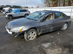 Vehiculos salvage en venta de Copart Dunn, NC: 2007 Honda Accord EX