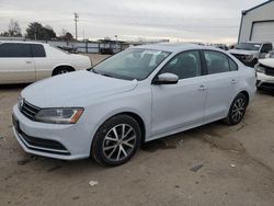 Volkswagen salvage cars for sale: 2017 Volkswagen Jetta SE