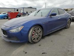 Maserati salvage cars for sale: 2015 Maserati Ghibli S