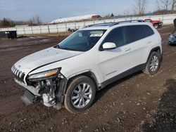 Jeep Grand Cherokee salvage cars for sale: 2016 Jeep Cherokee Limited