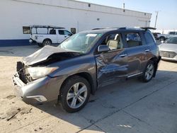 Toyota Highlander salvage cars for sale: 2012 Toyota Highlander Limited