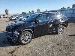 Toyota Highlander salvage cars for sale: 2022 Toyota Highlander Hybrid Limited