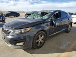 KIA Optima salvage cars for sale: 2015 KIA Optima LX