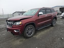 Jeep salvage cars for sale: 2018 Jeep Grand Cherokee Limited