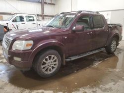 Ford salvage cars for sale: 2007 Ford Explorer Sport Trac Limited