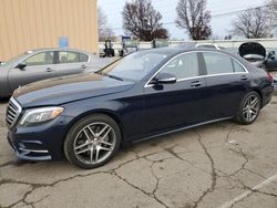 Mercedes-Benz s-Class salvage cars for sale: 2015 Mercedes-Benz S 550 4matic