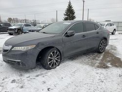 Acura salvage cars for sale: 2015 Acura TLX Tech