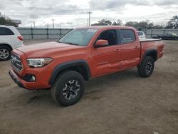 Toyota Tacoma Double cab salvage cars for sale: 2017 Toyota Tacoma Double Cab