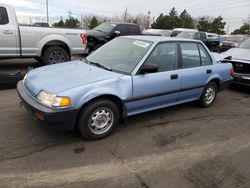 Honda Civic Vehiculos salvage en venta: 1989 Honda Civic DX