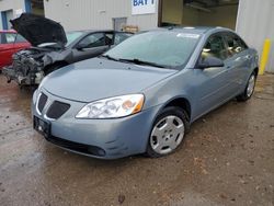 Pontiac salvage cars for sale: 2008 Pontiac G6 Value Leader