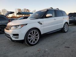 Land Rover salvage cars for sale: 2016 Land Rover Range Rover Sport HSE