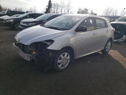 Toyota Corolla salvage cars for sale: 2012 Toyota Corolla Matrix