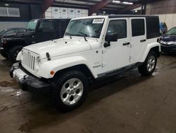 Jeep Wrangler Unlimited Sahara salvage cars for sale: 2015 Jeep Wrangler Unlimited Sahara