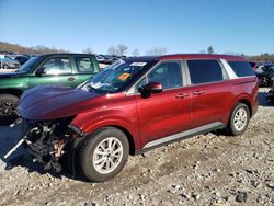 KIA Carnival l salvage cars for sale: 2022 KIA Carnival LX