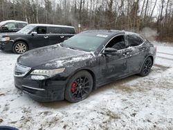 Acura salvage cars for sale: 2015 Acura TLX Tech