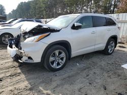 Toyota Highlander salvage cars for sale: 2014 Toyota Highlander Limited