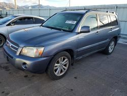 Toyota salvage cars for sale: 2006 Toyota Highlander Hybrid